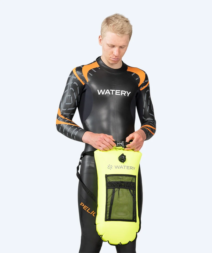 Watery wodoszczelna torba - Pro 28L - Fluo Żółty - Image 5