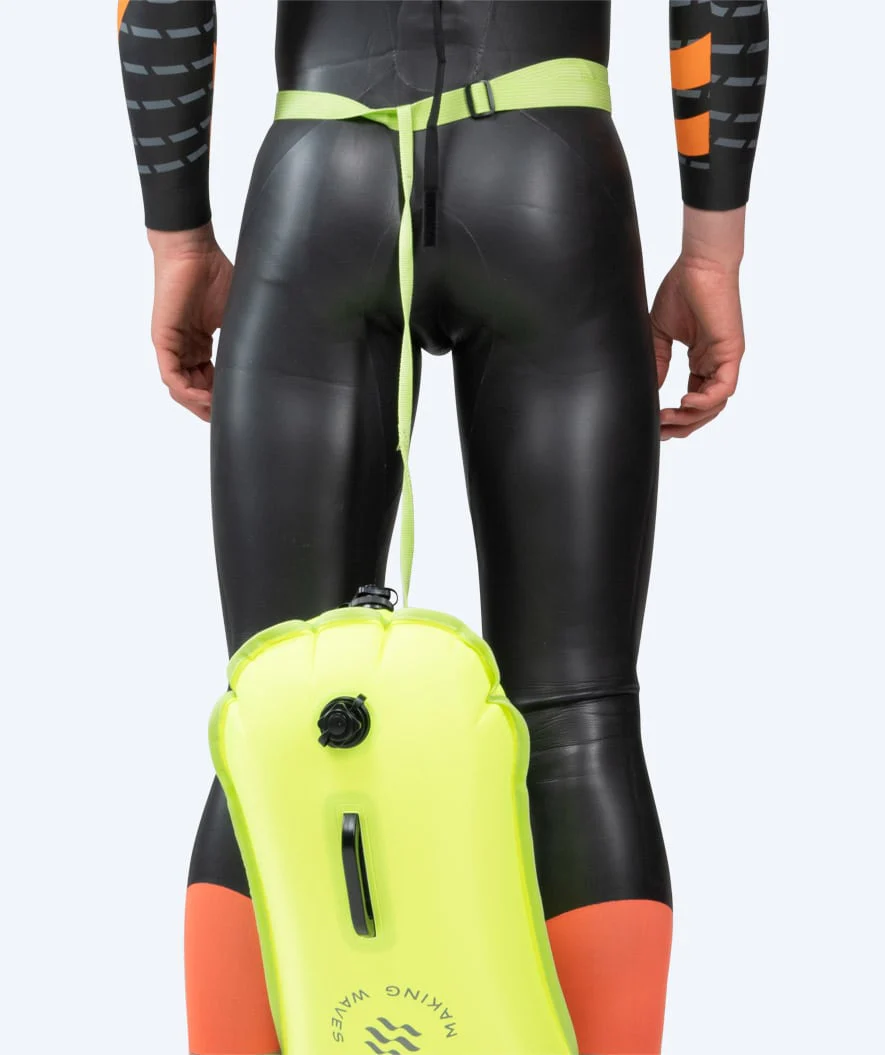 Watery wodoszczelna torba - Swim Buoy & Dry Bag 28L - Fluo żółty - Image 3