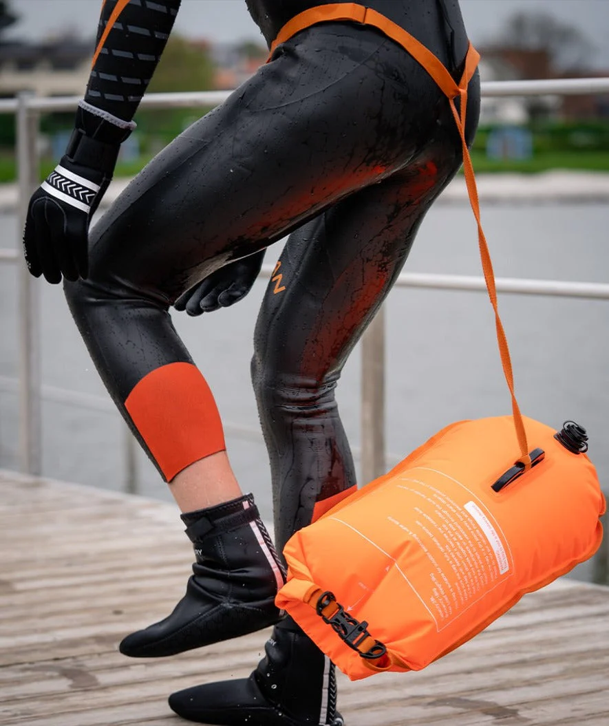 Watery wodoszczelna torba - Swim Buoy & Dry Bag 28L - Fluo żółty - Image 7