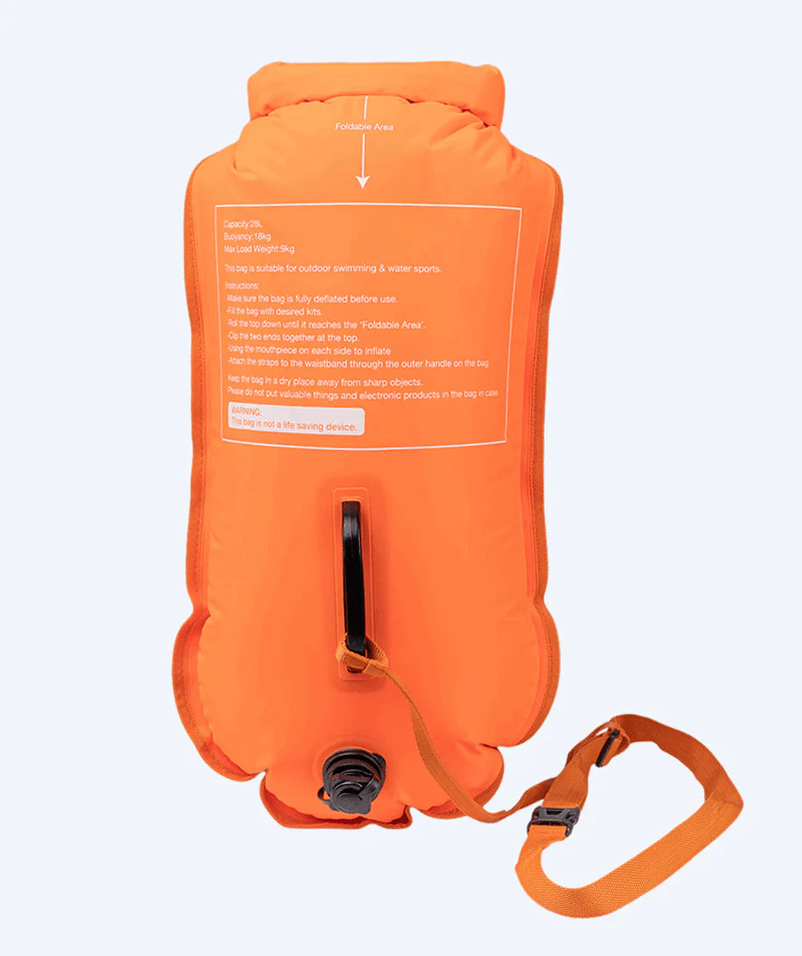 Watery wodoszczelna torba - Swim Buoy & Dry Bag 28L - Pomarańczowy - Image 2