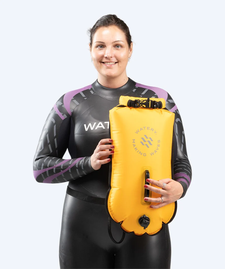 Watery wodoszczelna torba - Swim Buoy & Dry Bag 28L - Żółty - Image 3