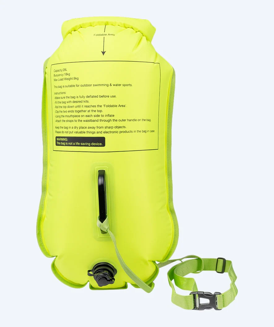 Watery wodoszczelna torba - Window 28L - Fluo Żółty - Image 2