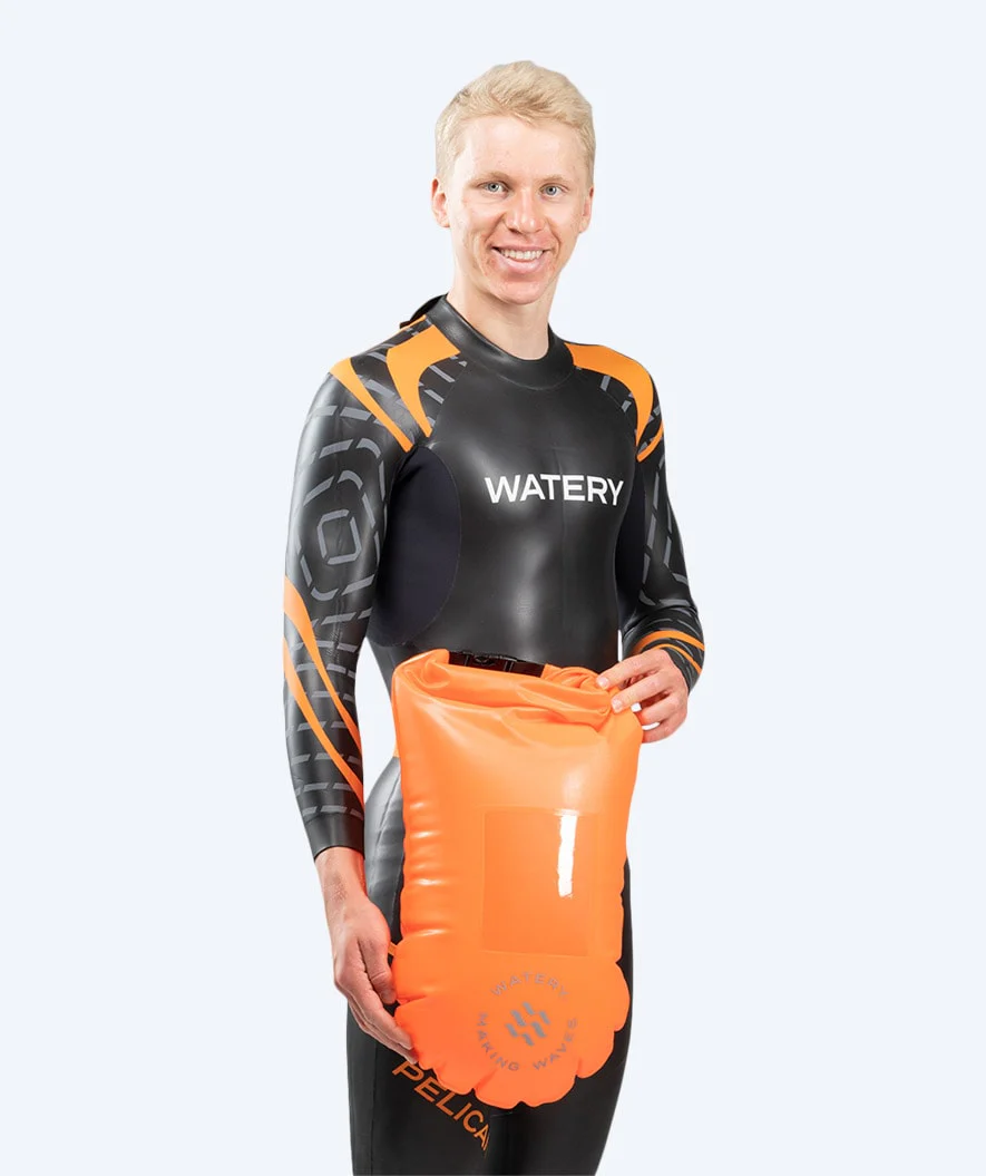 Watery wodoszczelna torba - Window PVC 28L - Pomarańczowy - Image 3
