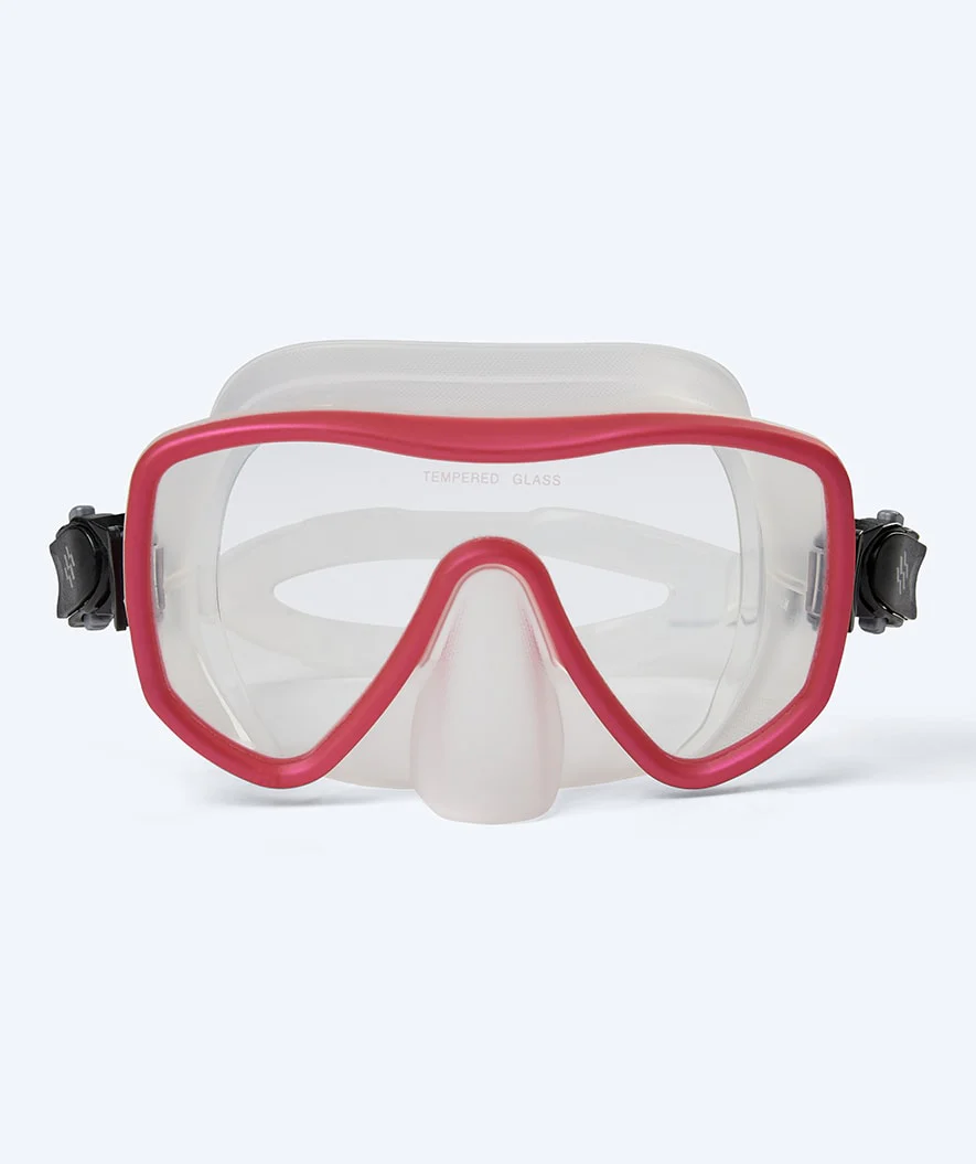 Watery zestaw do snorkelingu dla dorosłych (od 15 lat) - Coast - Czerwony/przezroczysty - Image 2
