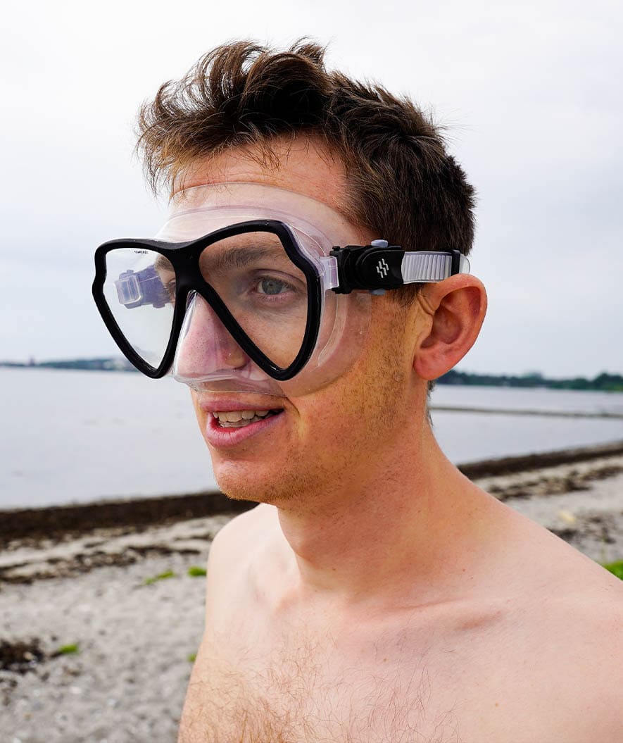 Watery zestaw do snorkelingu dla dorosłych (od 15 lat) - Itzel - Czarny - Image 6