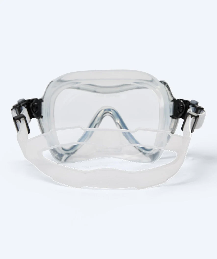 Watery zestaw maska + rurka do snorkelingu dla dorosłych (15+) - Nebula - Czarny - Image 5