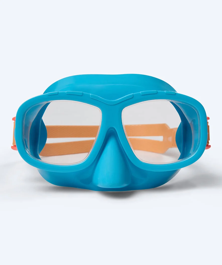 Watery zestaw maska + rurka do snorkelingu dla dzieci (4-10 lat) - Wyre - Niebieski/Pomarańczowy - Image 2
