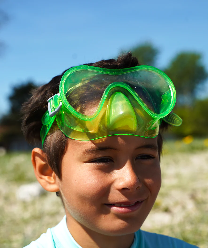 Watery zestaw maska + rurka do snorkelingu dla młodzieży (8-15) - Jubal - Zielony - Image 10