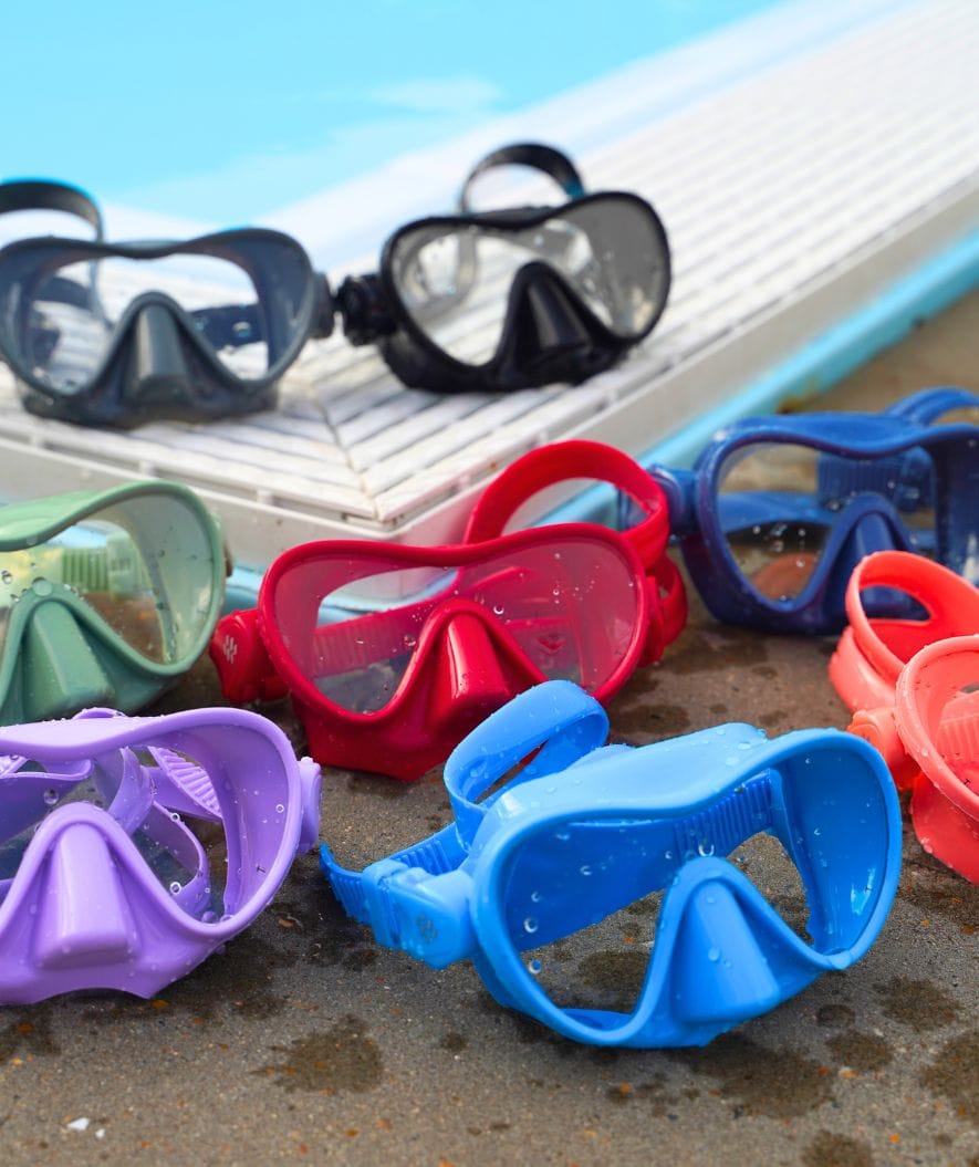Watery zestaw maska + rurka + płetwy do snorkelingu dla dzieci - Fisher/Cliff - Niebieski/jasnoniebieski - Image 5